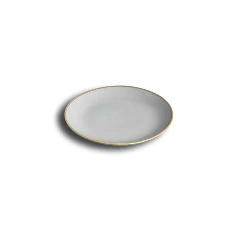 Carmel Ceramica Rhapsody Fog Salad/ Appetizer Plate