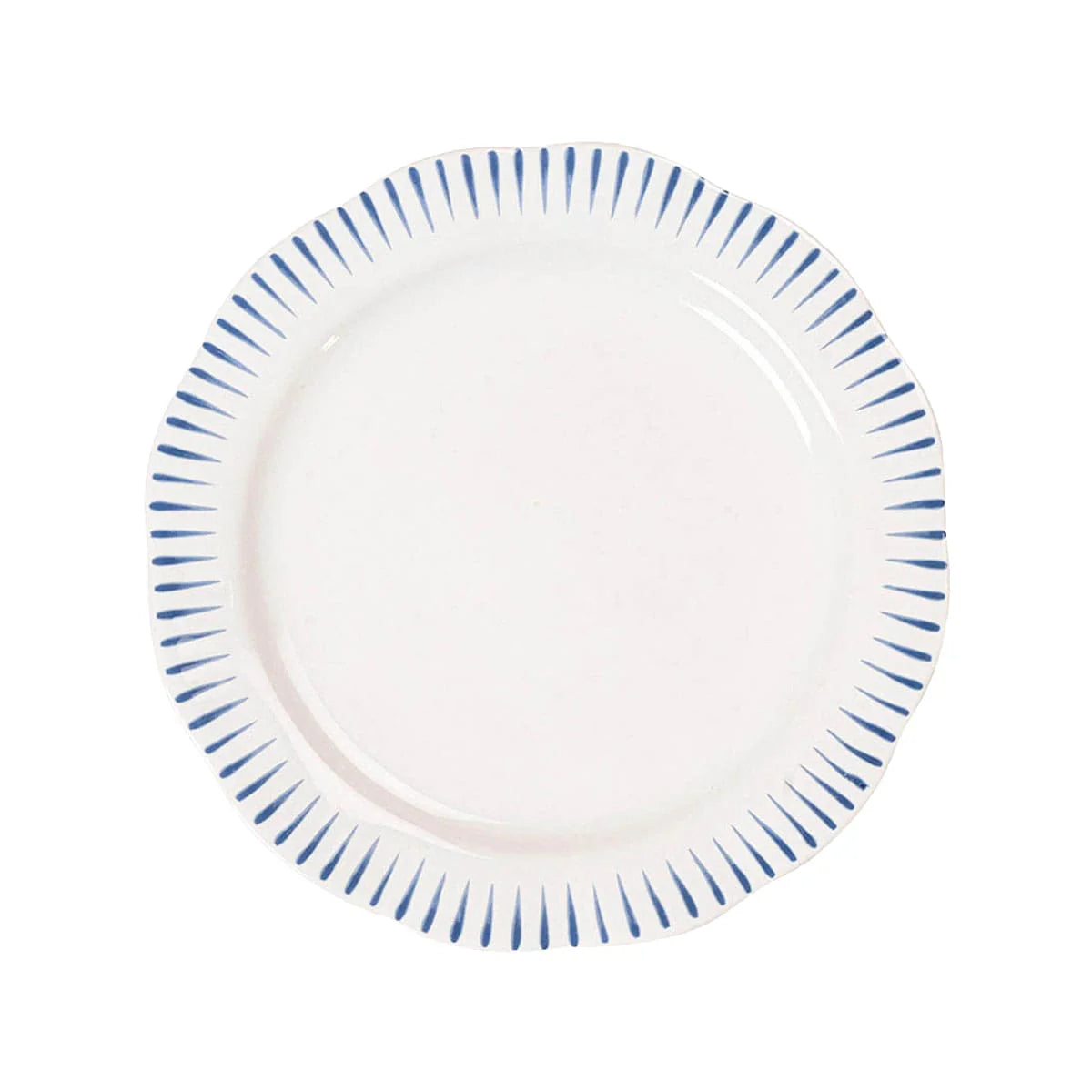 Sitio Stripe Deft Blue Salad Plate