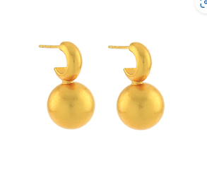 14k Gold Overlay Earrings