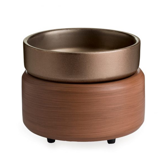 2-in-1 Classic Pewter Walnut Warmer