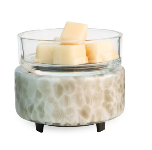 2-in-1 Classic Swirl Glass Warmer