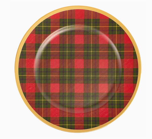 Christmas Plaid Charger