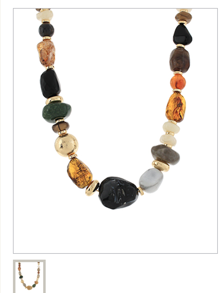 Tortoise Multi-Color Necklace