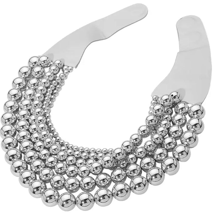 Multi-Layered Magnetic Beaded Necklace