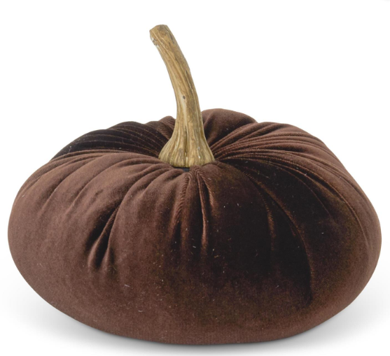 6.25 inch Velvet Pumpkin