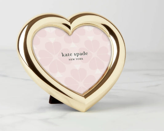 Kate Spade Gold Heart Picture Frame