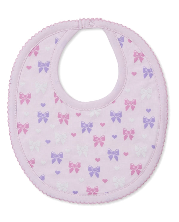 Pink Billow Bow Bib