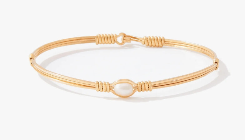 Pearl of My Heart Bracelet- Infant-Gold