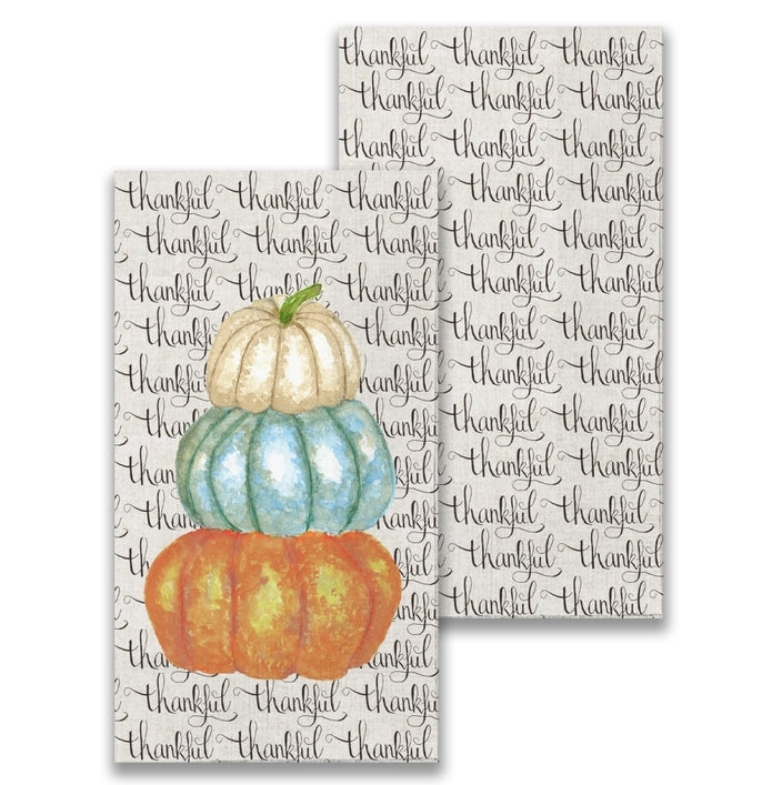 "Thankful" Pumpkin Guest Towel