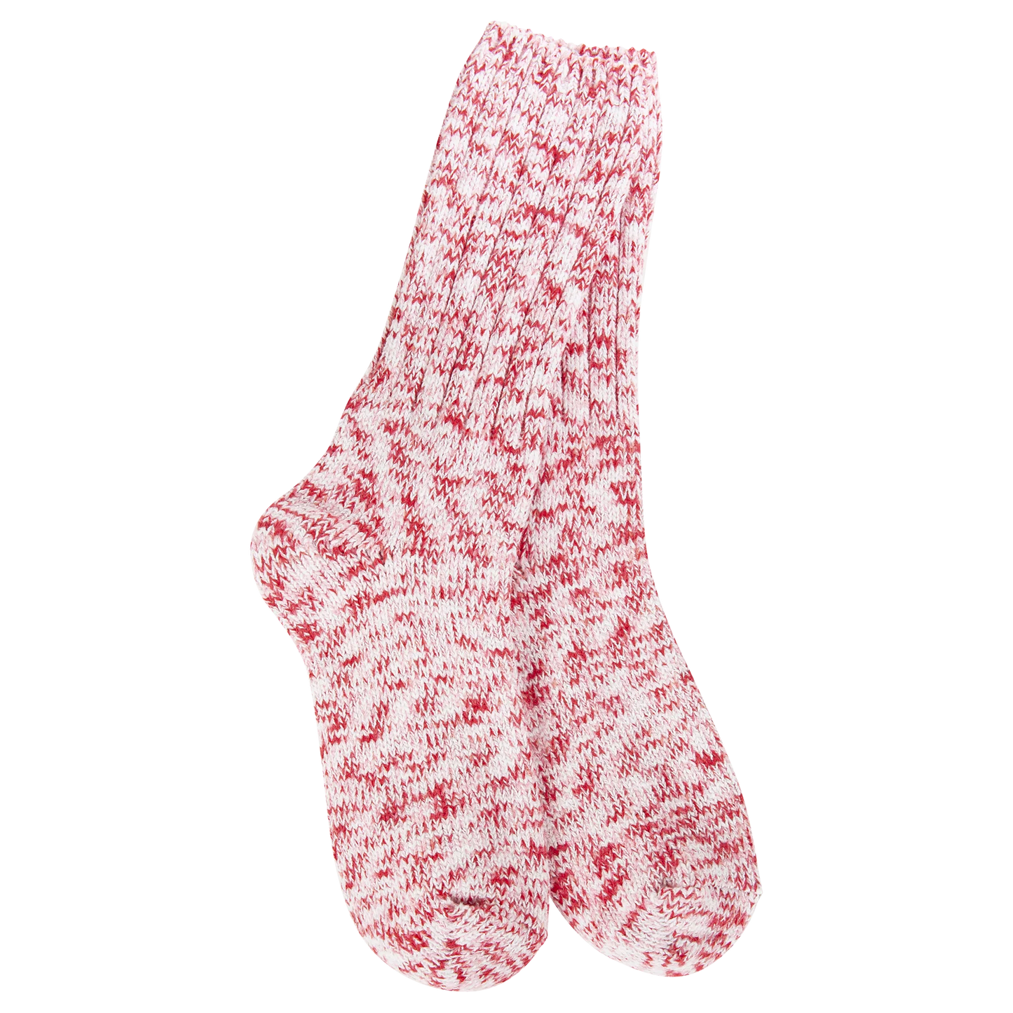 World's Softest Socks Peppermint Holiday Ragg Crew