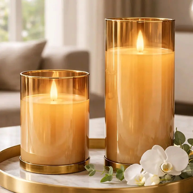 3 x 4 Wax Flameless Candle