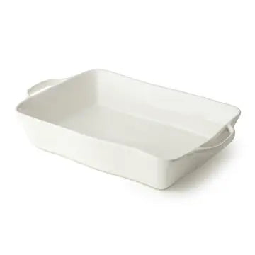 Linen Cream Medium Rectangular Baker 14in X 8.75in X 2.75in