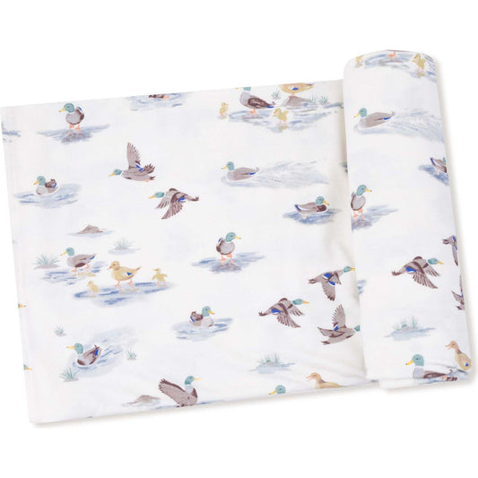 Angel Dear Migrating Mallards - Swaddle Blanket 45x45