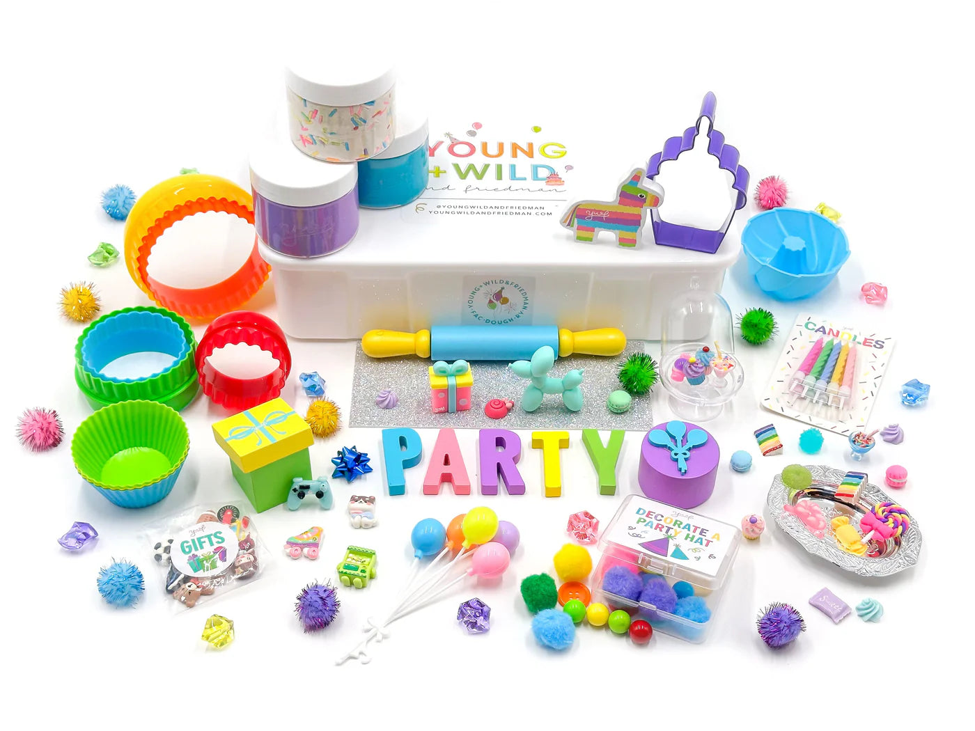 Birthday Sensory Dough Bag