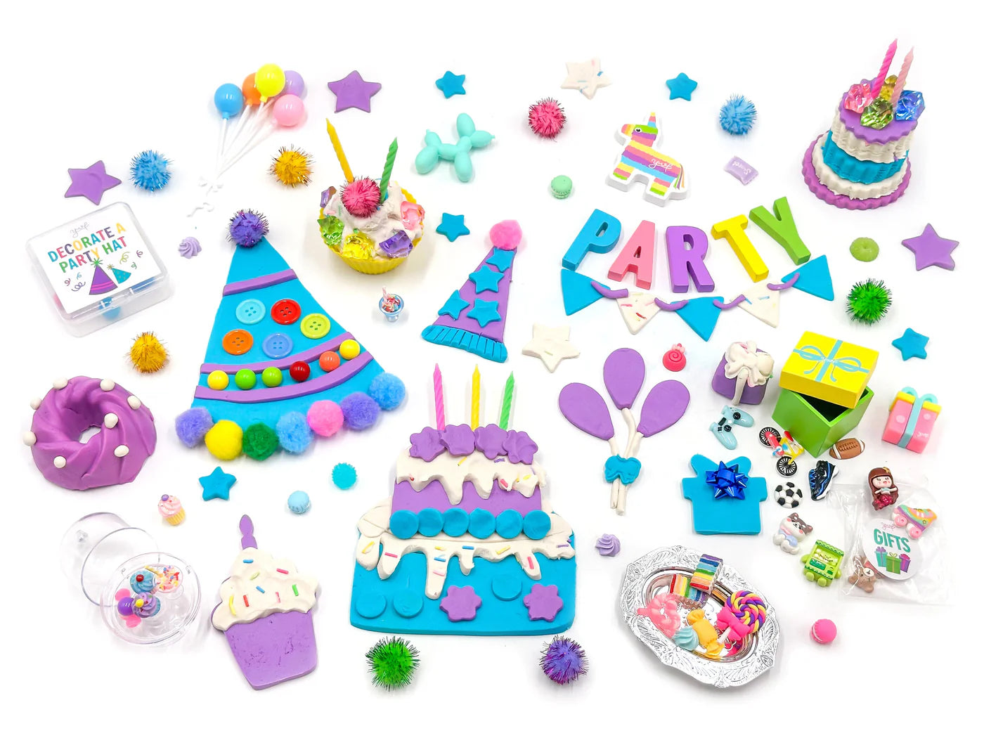 Birthday Sensory Dough Bag