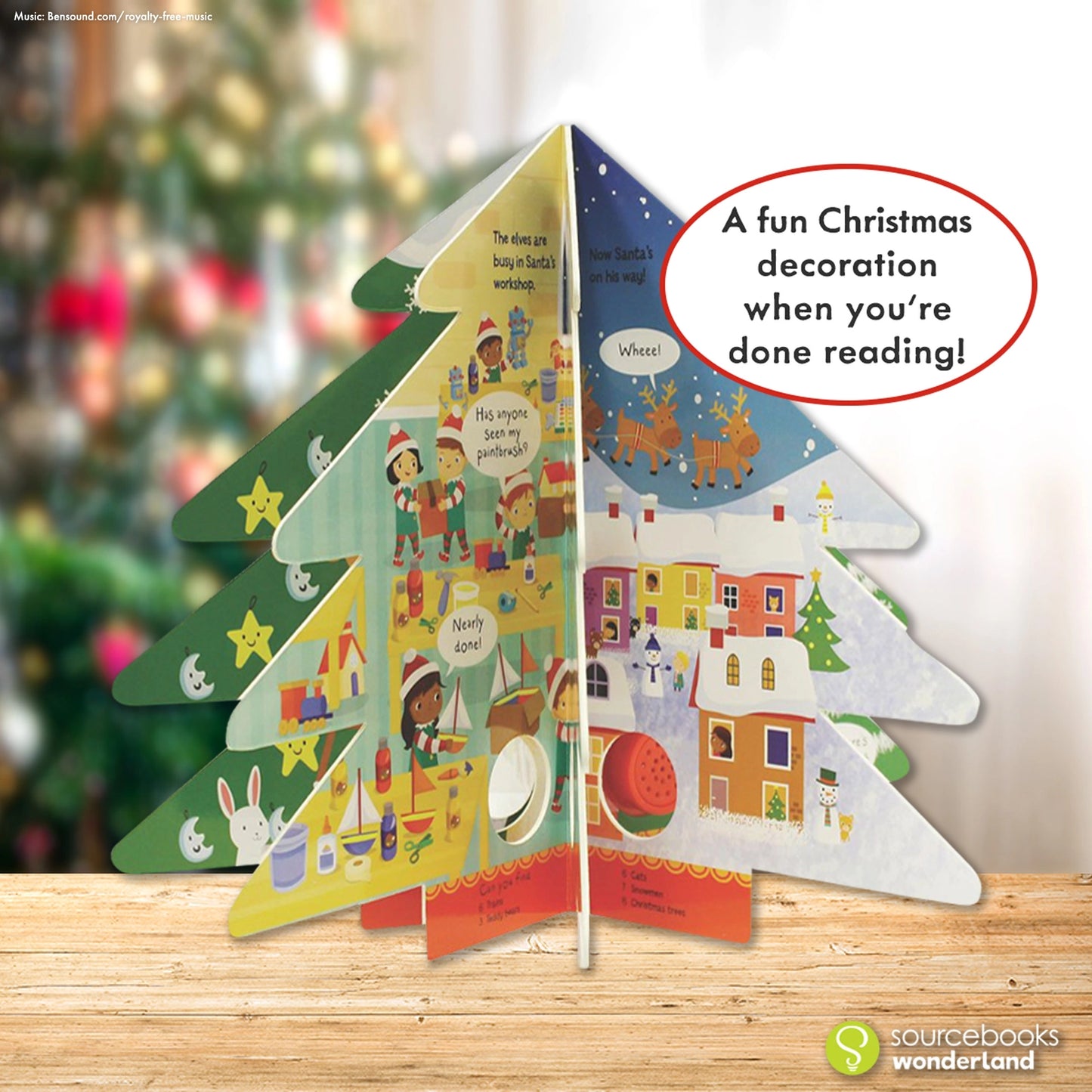 Musical Christmas Tree Book