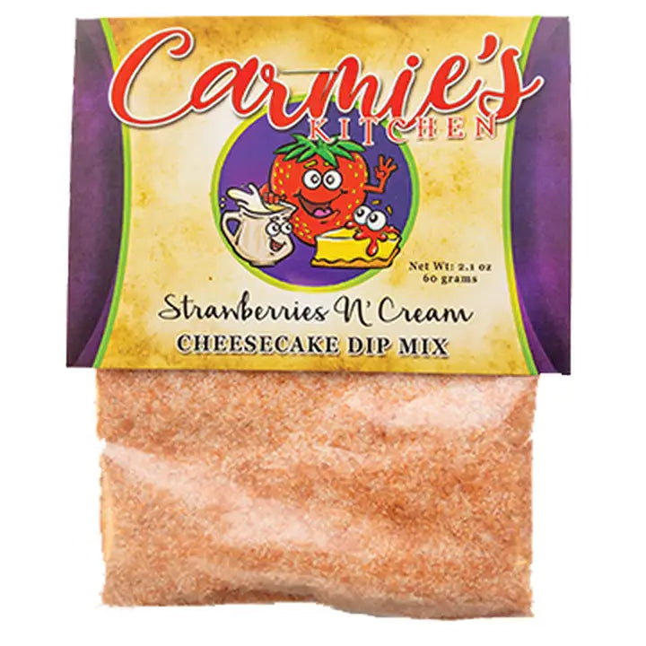 Carmie's Strawberries n Cream Cheesecake Dip Mix