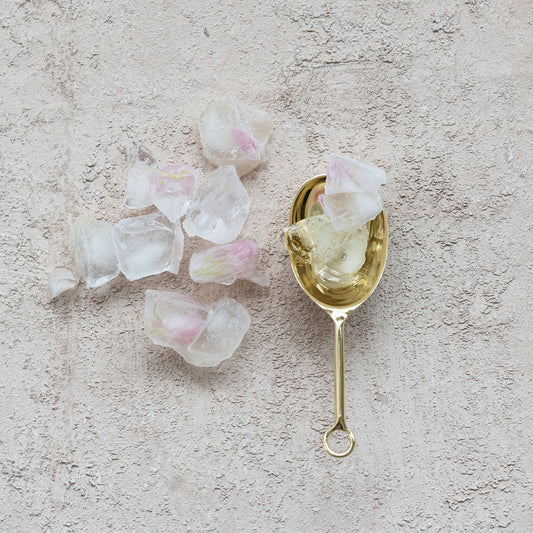 7"L Stainless Steel Scoop, Gold Finish