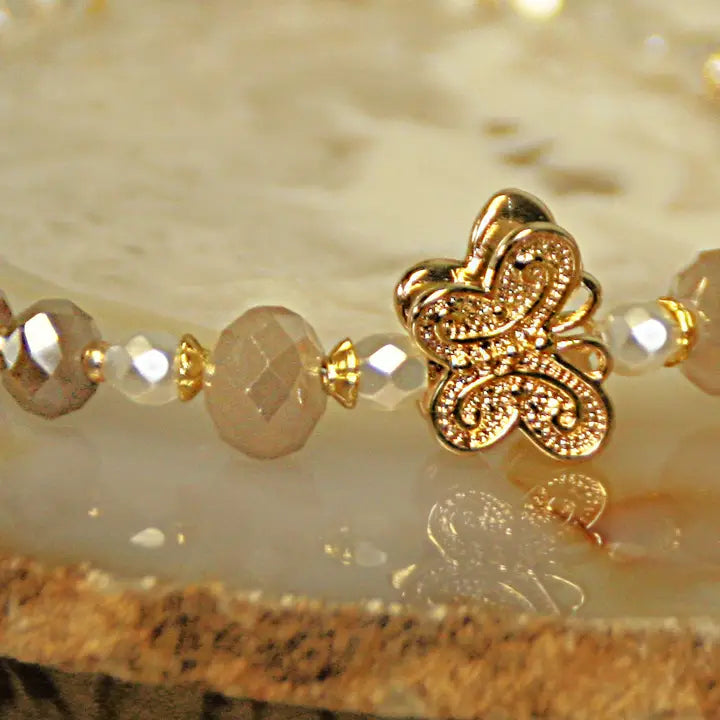 Walk by Faith Butterfly Bracelet