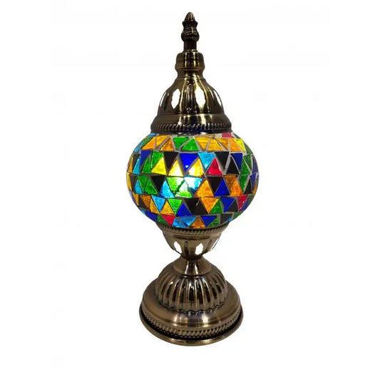 Mosaic Desk Lamp - Multi Color Tiffany Pattern