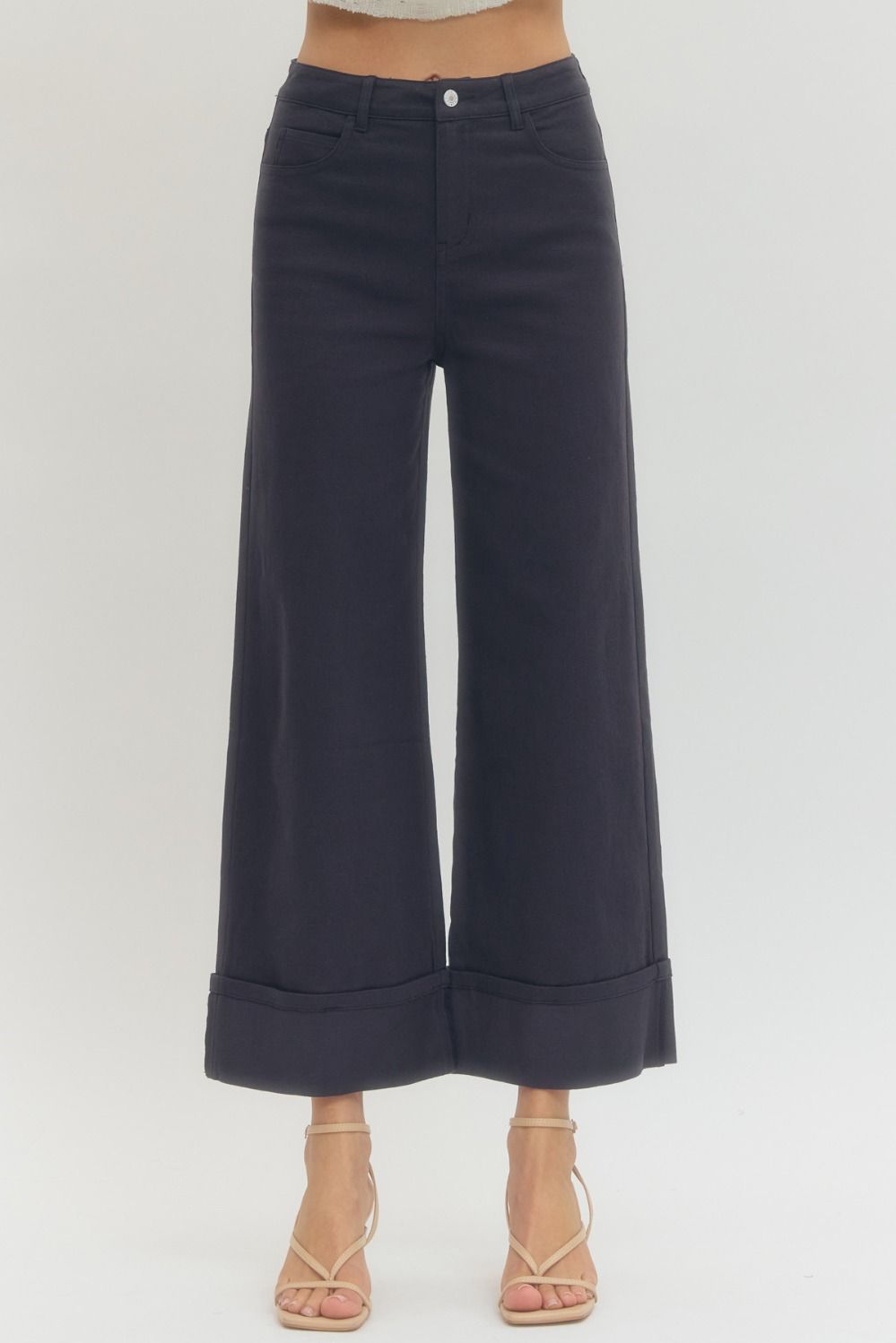 Navy Ankle Pants