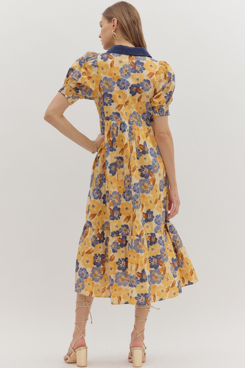 Fall Floral Dress