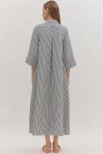 Indigo Stripe Dress