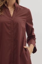 Merlot Midi Length Dress