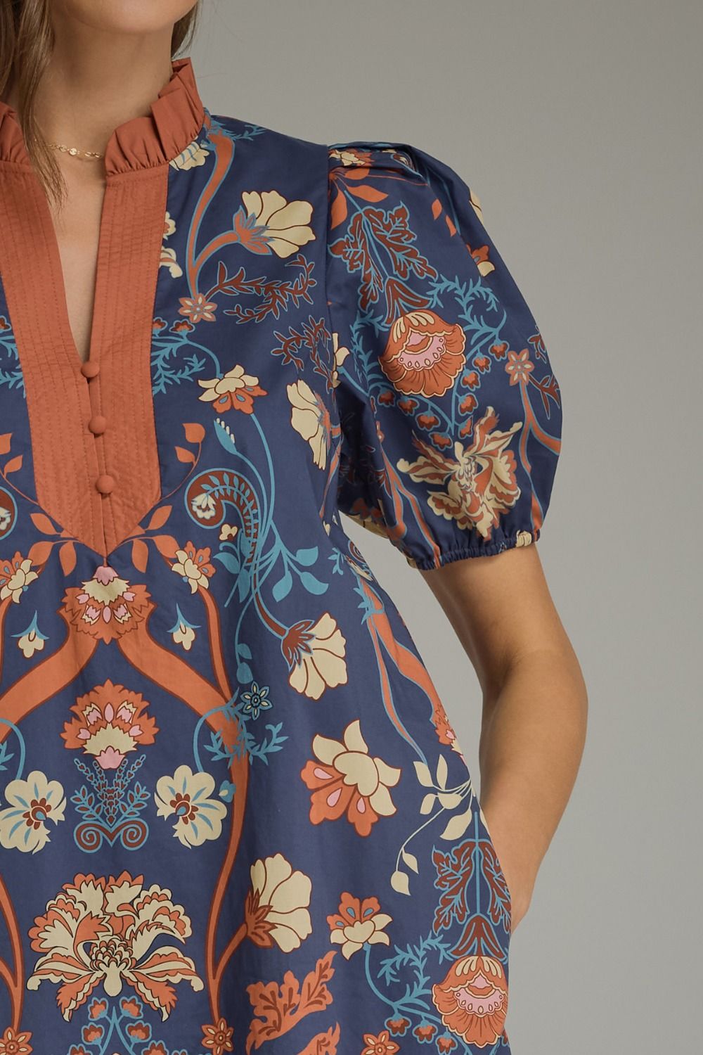 Fall Beauty Midi Dress