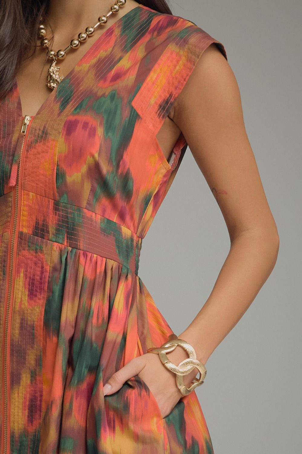 Artful Beauty Midi Dress