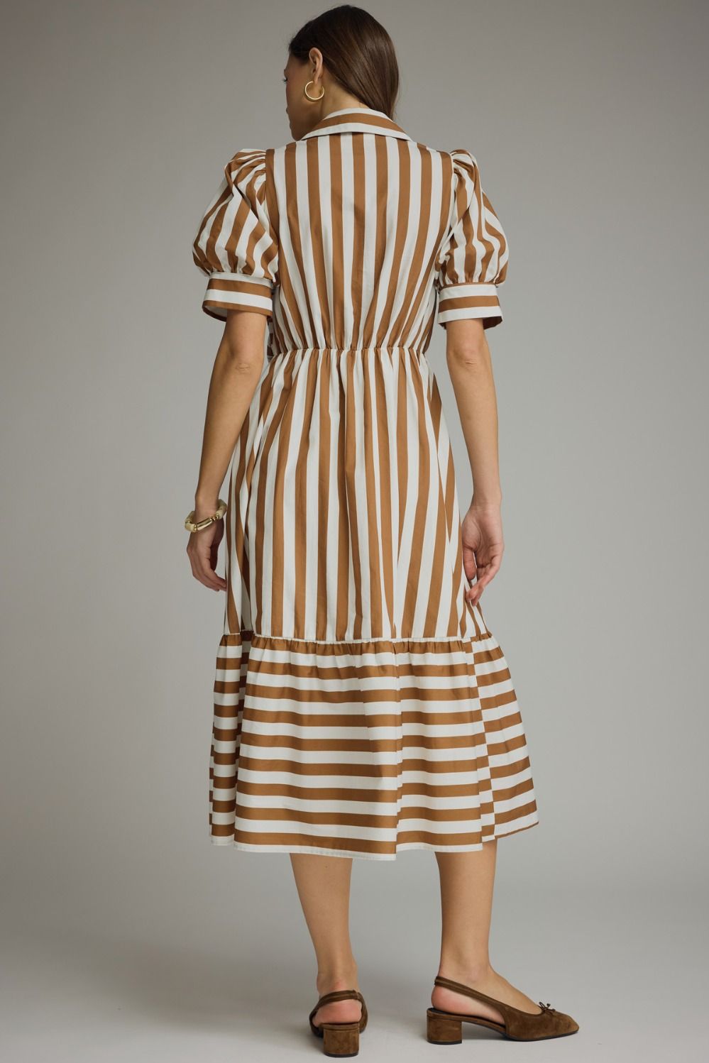 Mocha Bow Midi Dress