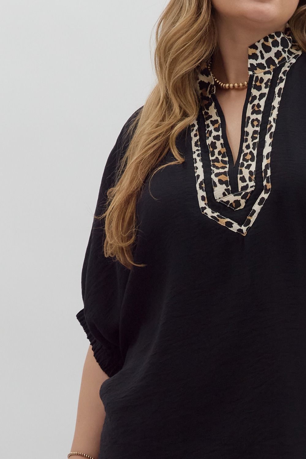 Liliana Leopard Blouse