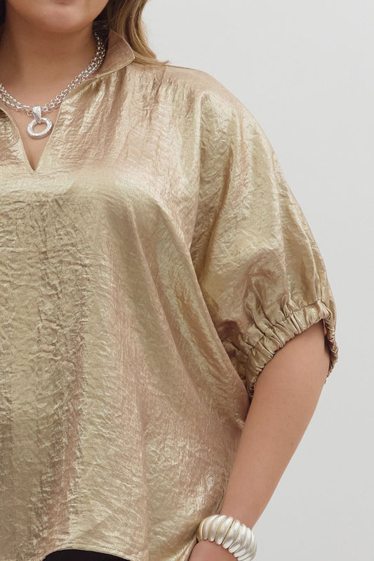 Gold Celebration Top