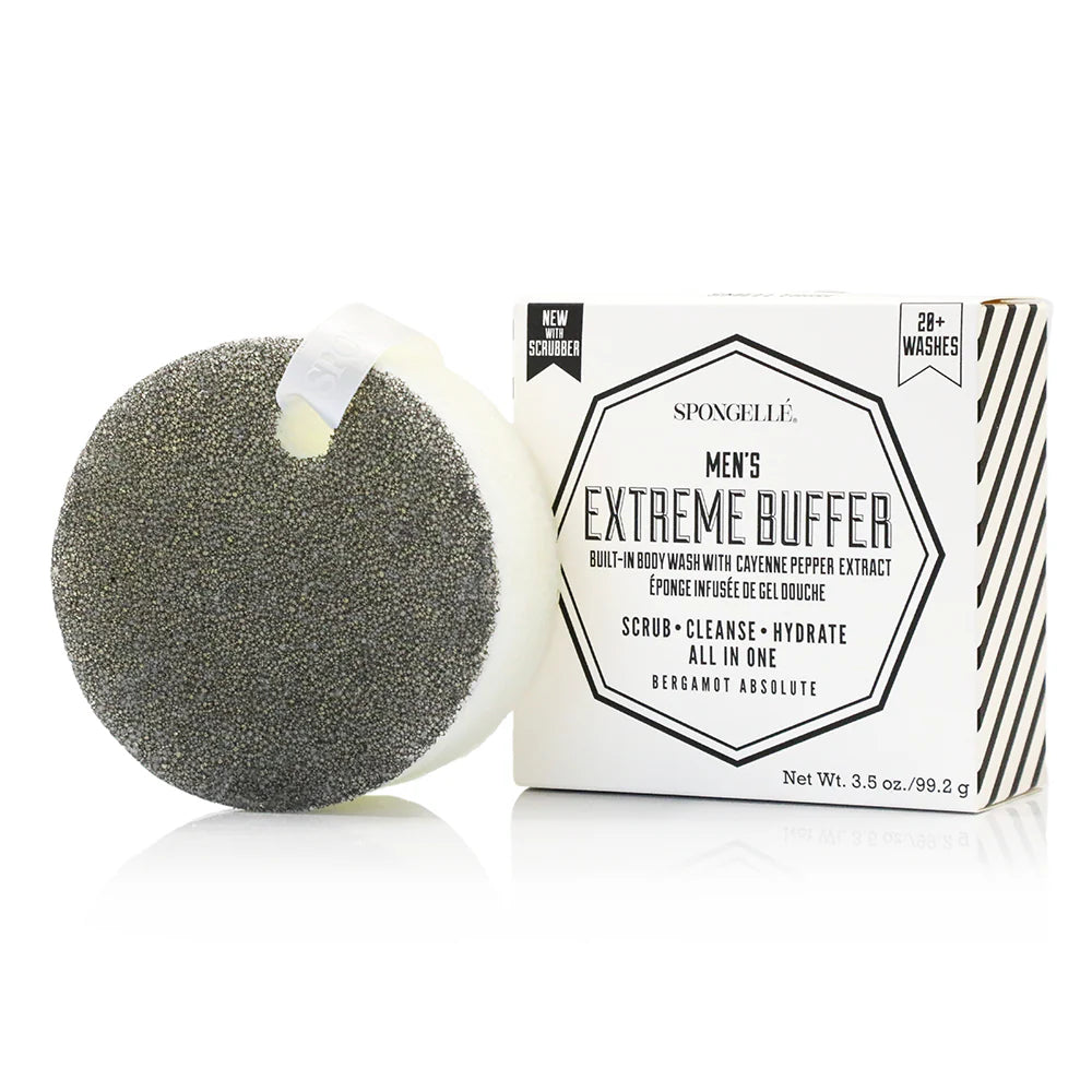 Spongelle Men's Extreme Buffer - Bergamot Absolute