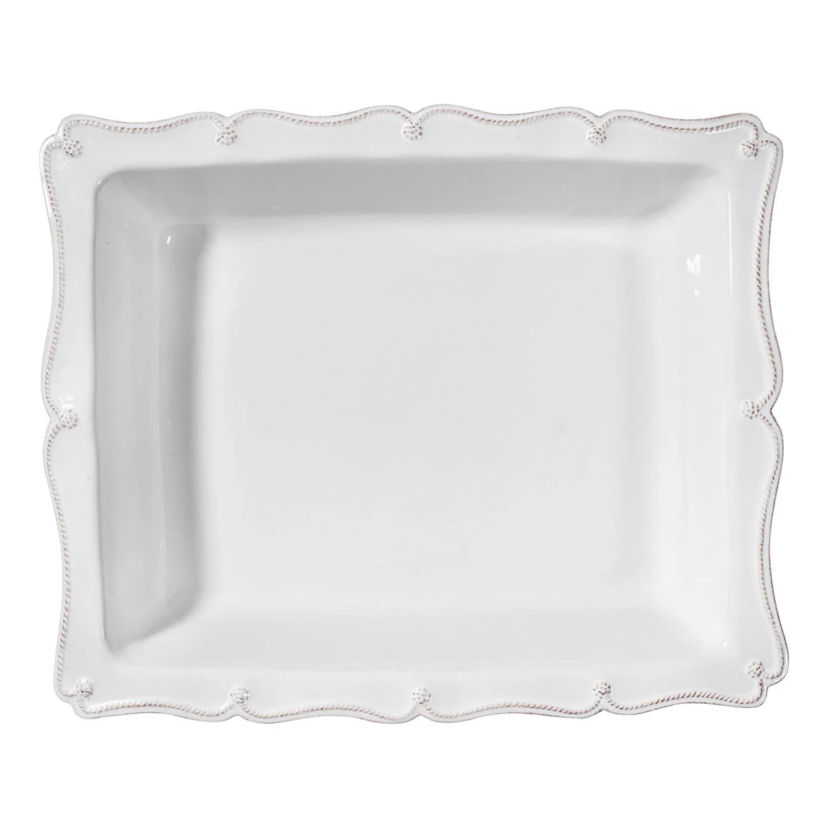 Berry & Thread 17" Rectangular Baker - Whitewash
