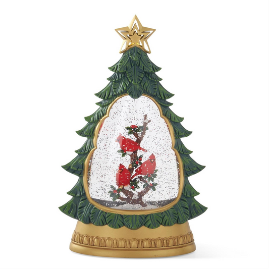 Red Bird Light-up  Snow Globe