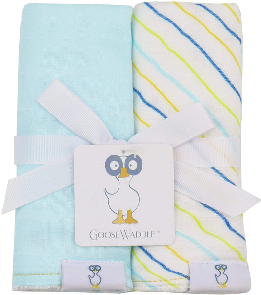 Goose Waddle - Burp Cloths Set/2