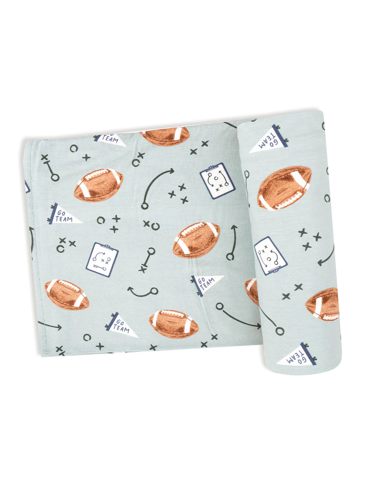 Touchdown Time Swaddle Blanket