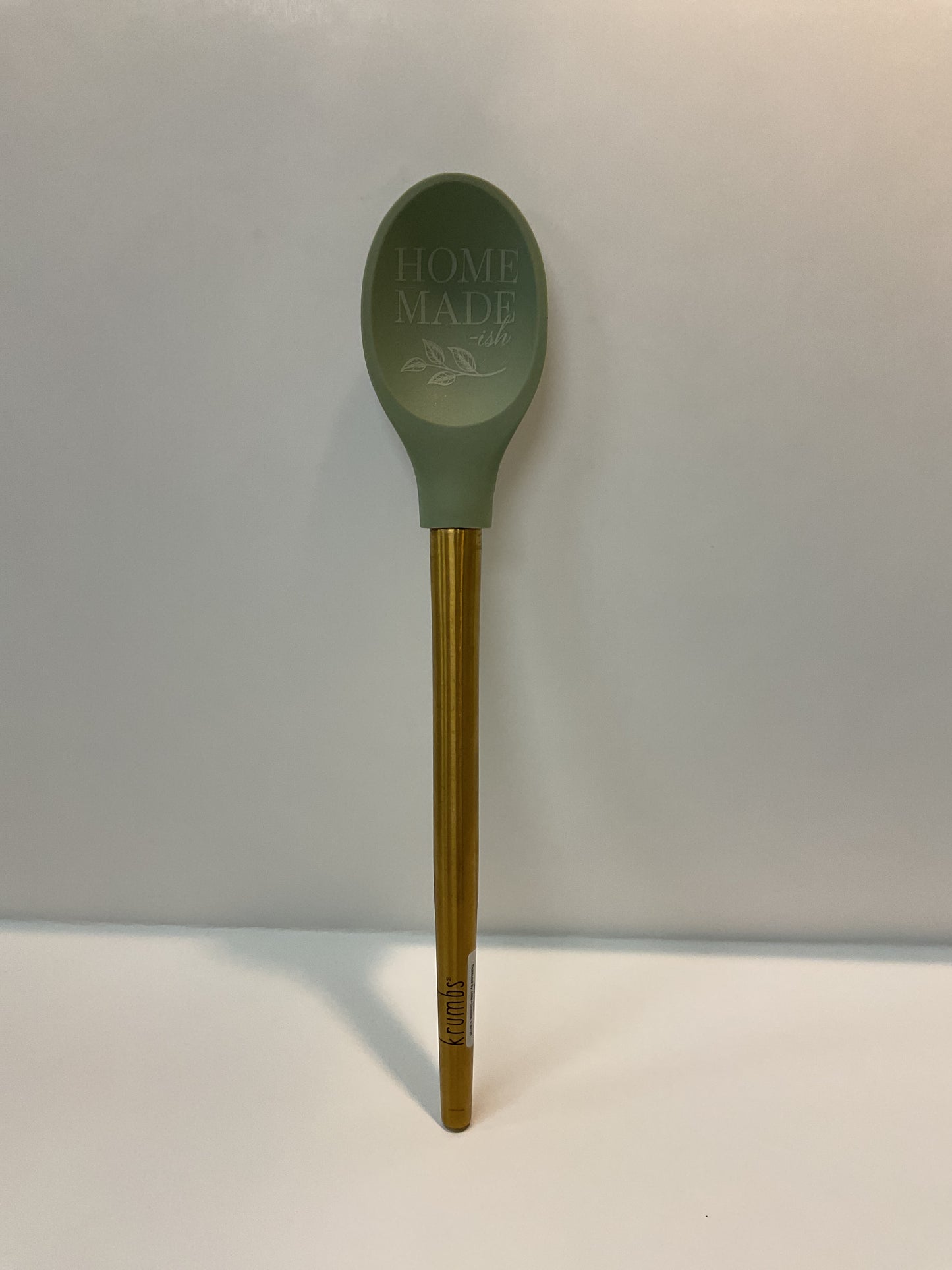 Silicone Spoon with Gold Metal Handle