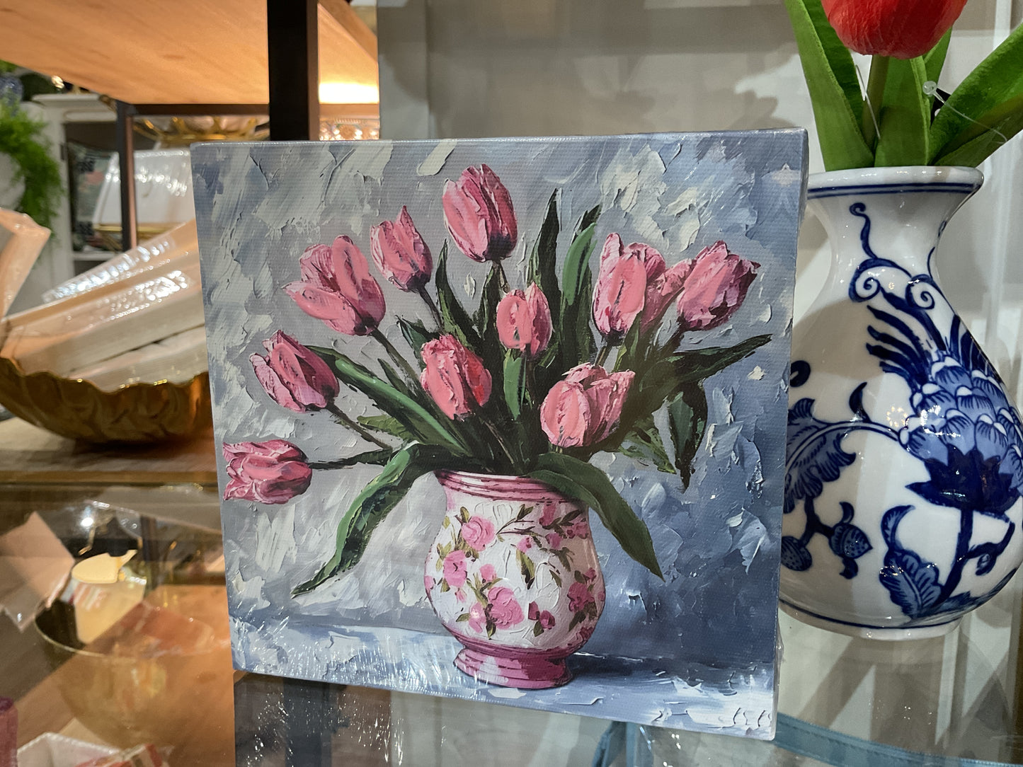 Potted Tulips Wall Art
