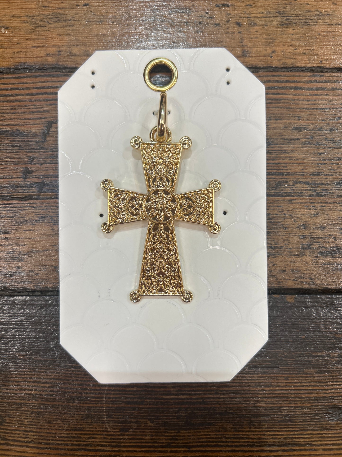 Vintage cross charm