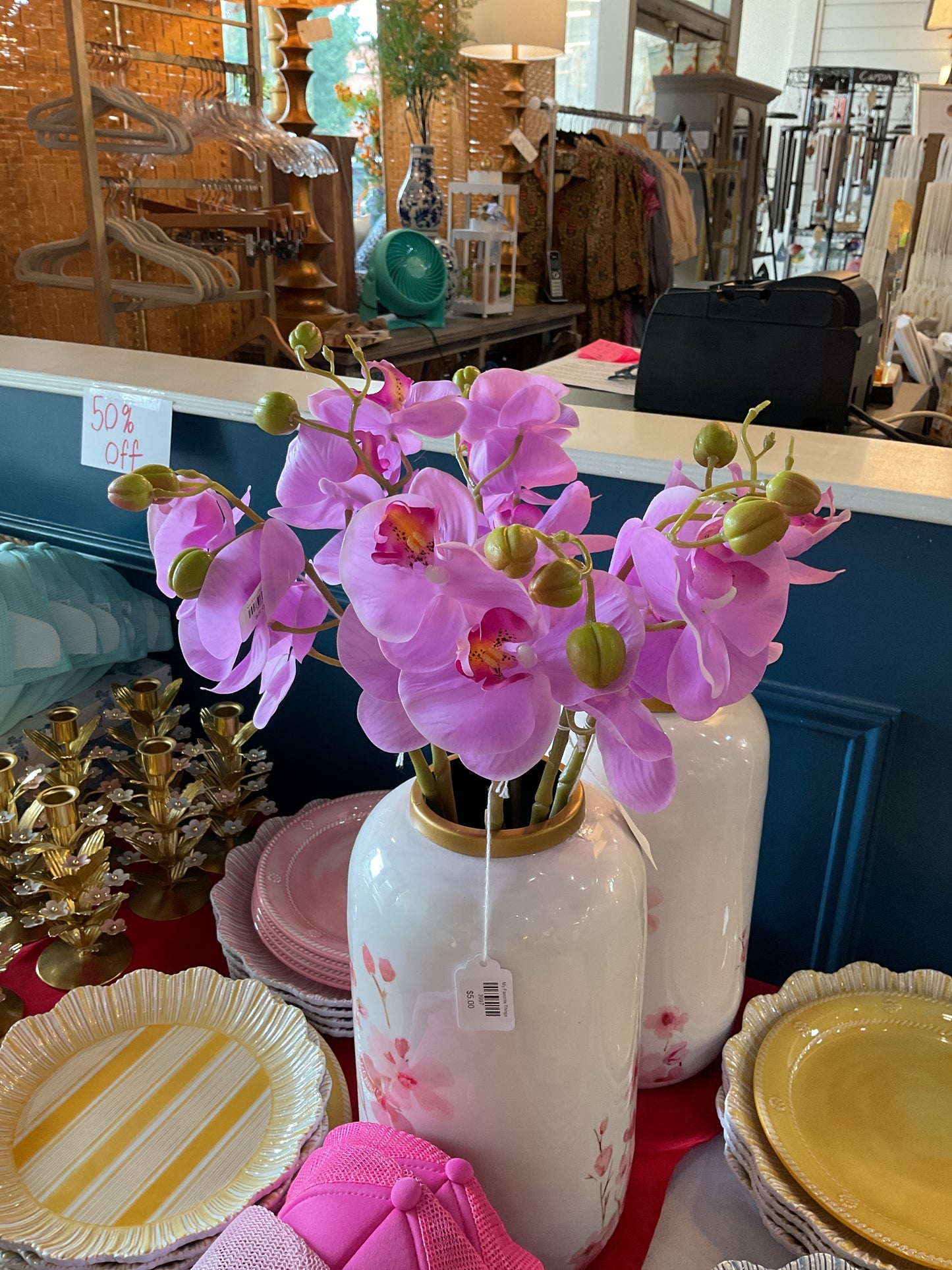 Lifelike Real Touch Phalaenopsis Orchid
