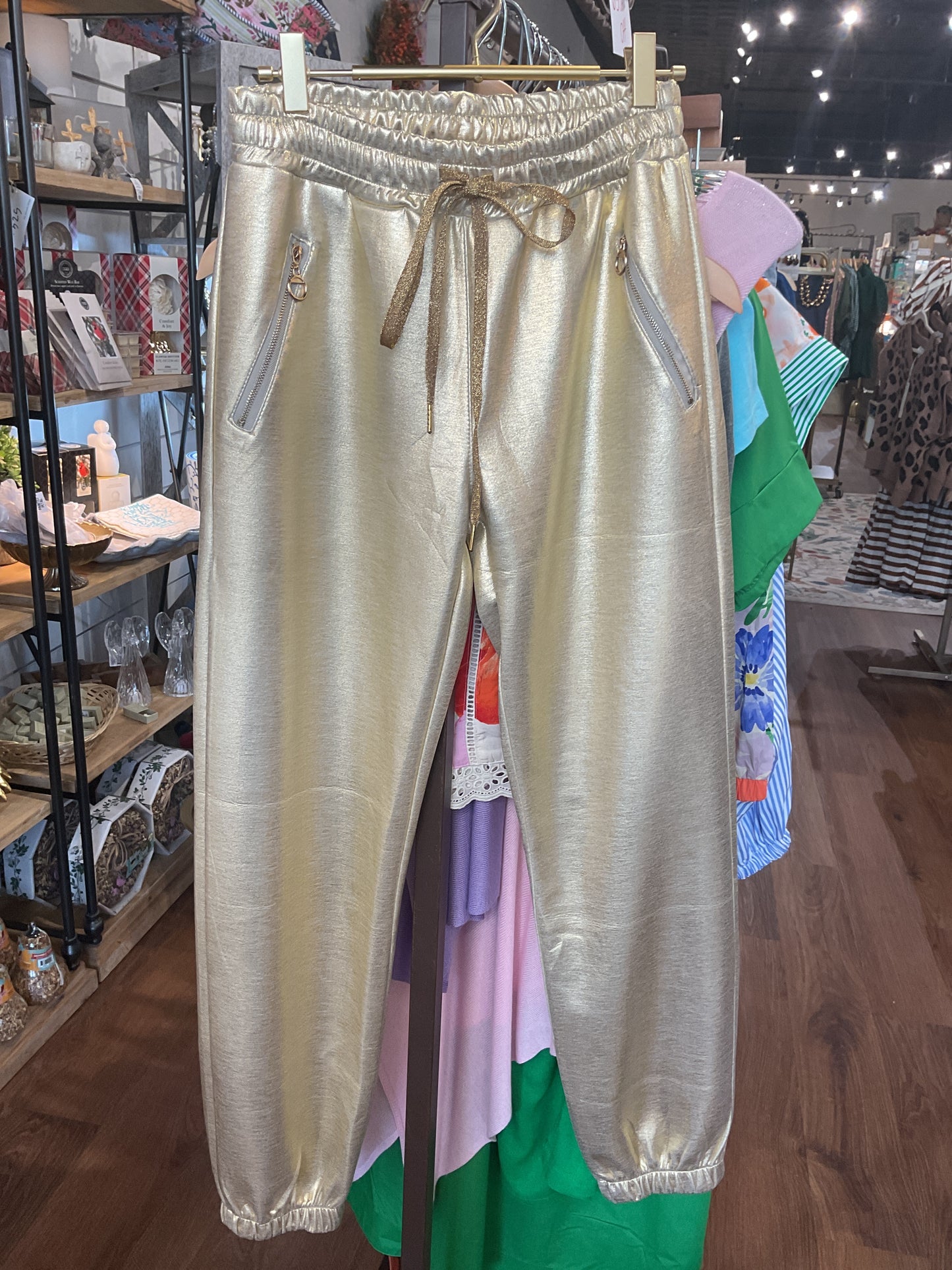 Gold Joggers
