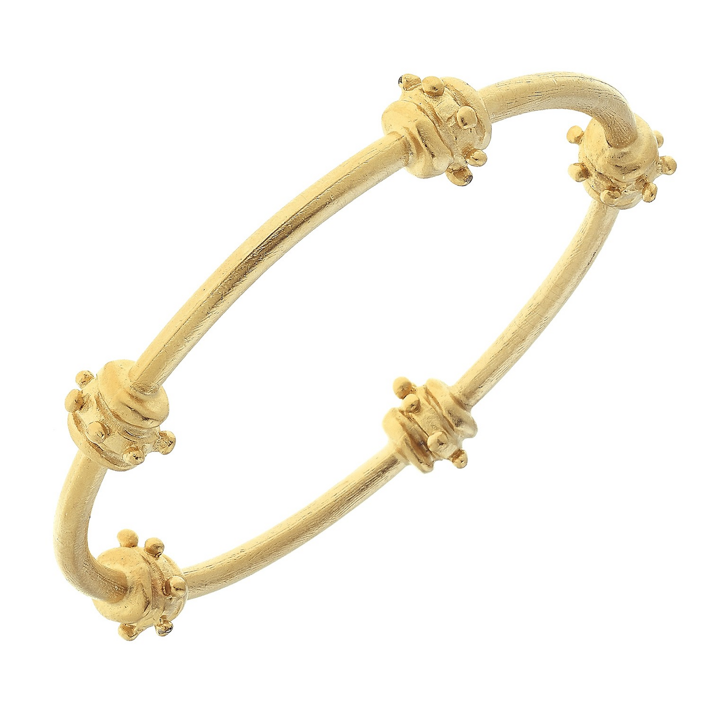 Gold Bead Bangle 2500G