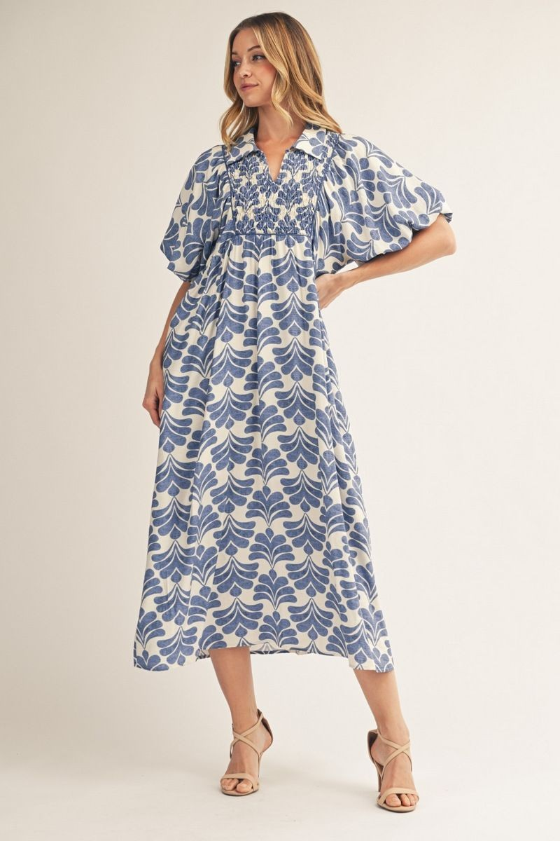 Jacqueline Blue Dress