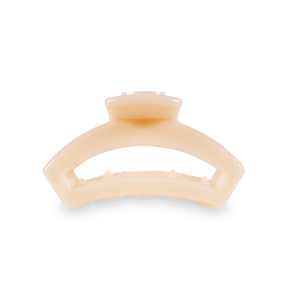 Open Almond Beige Claw Hair Clip