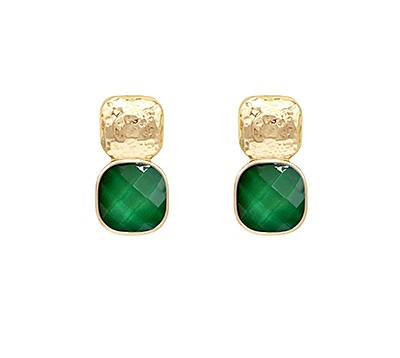 Jewel Tone and Gold  Earrings