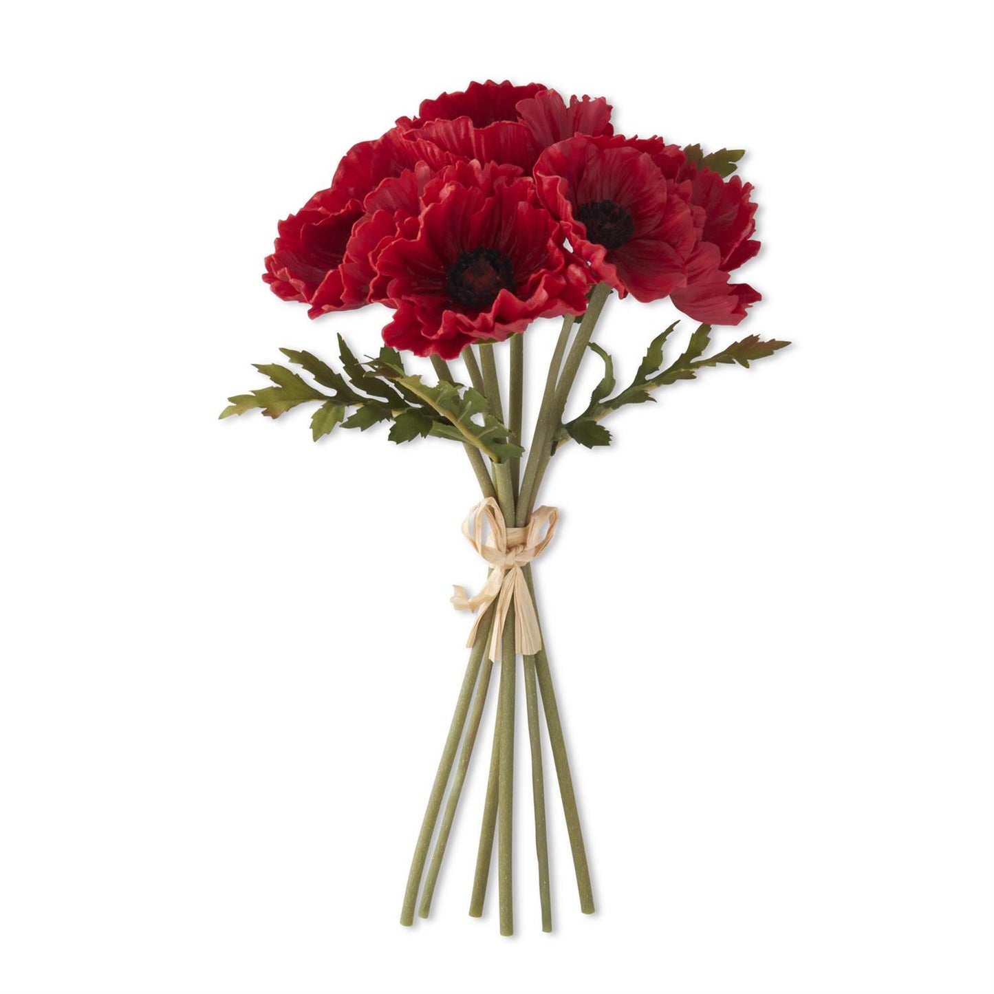 12.5 Inch Red Poppies