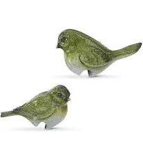 2.25 inch Green Bird Pot Hangers