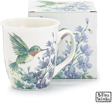 Mug -  Hummingbird on Purple